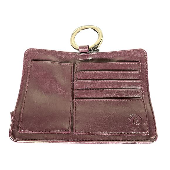 Pouchee Women's Leather Purse Organizer Wallet Compact RFID Blocking Card Holder - Picture 1 of 13
